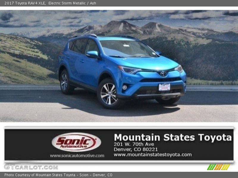 Electric Storm Metallic / Ash 2017 Toyota RAV4 XLE