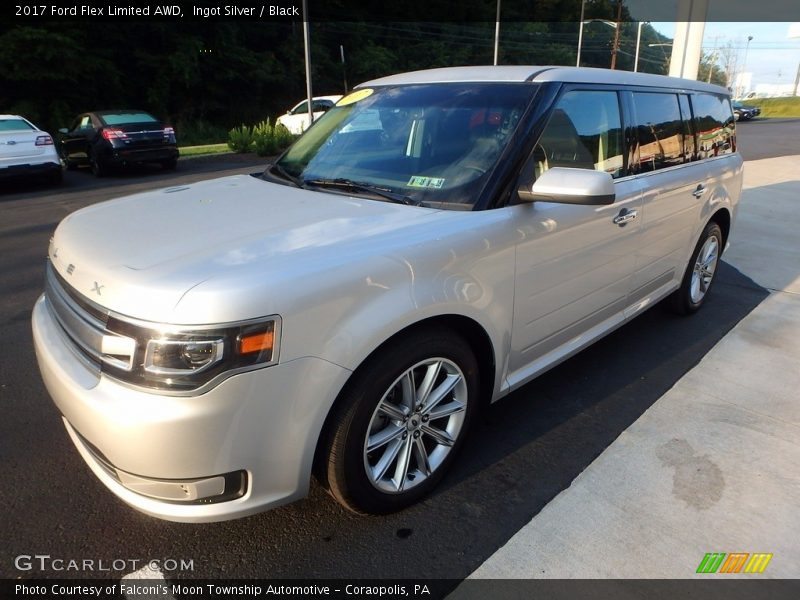 Ingot Silver / Black 2017 Ford Flex Limited AWD