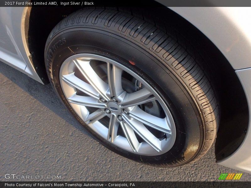 Ingot Silver / Black 2017 Ford Flex Limited AWD