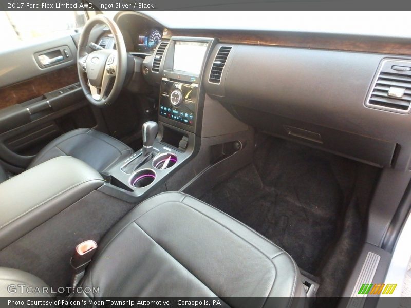 Ingot Silver / Black 2017 Ford Flex Limited AWD