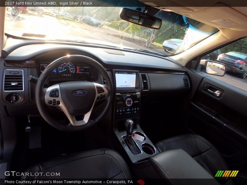 Ingot Silver / Black 2017 Ford Flex Limited AWD