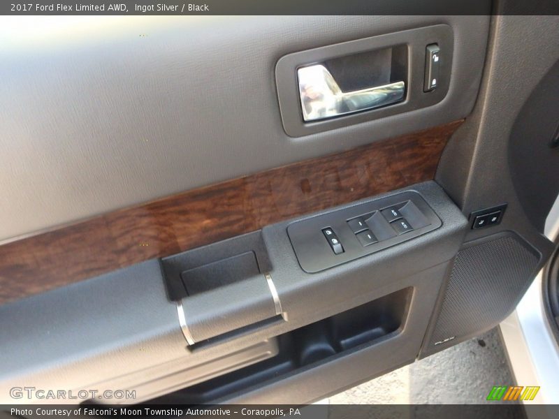 Ingot Silver / Black 2017 Ford Flex Limited AWD