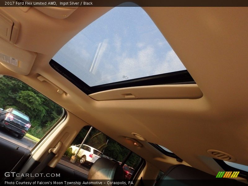 Ingot Silver / Black 2017 Ford Flex Limited AWD