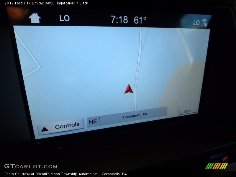 Ingot Silver / Black 2017 Ford Flex Limited AWD