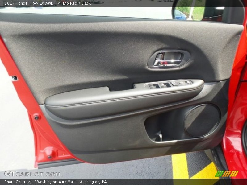 Milano Red / Black 2017 Honda HR-V LX AWD