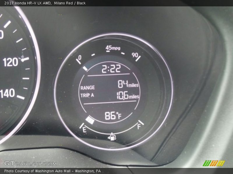 Milano Red / Black 2017 Honda HR-V LX AWD