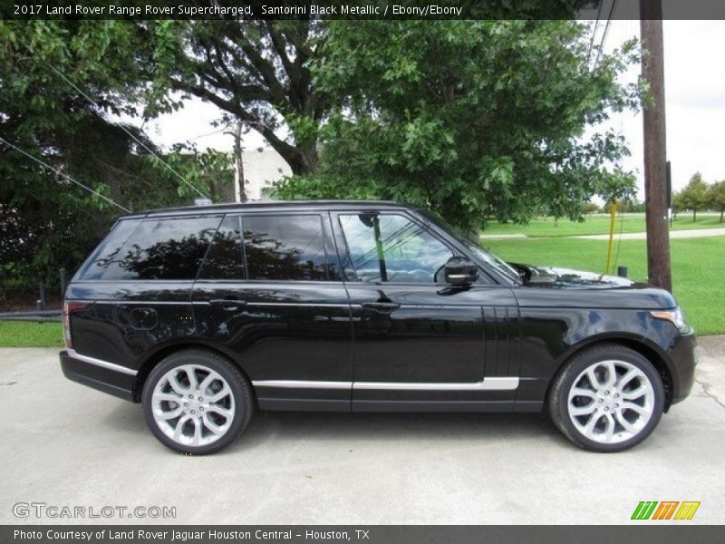 Santorini Black Metallic / Ebony/Ebony 2017 Land Rover Range Rover Supercharged