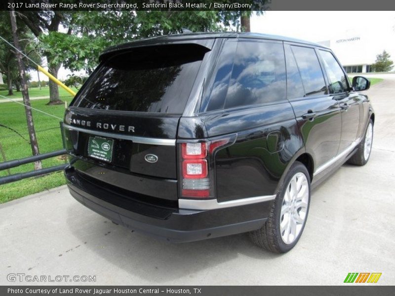 Santorini Black Metallic / Ebony/Ebony 2017 Land Rover Range Rover Supercharged