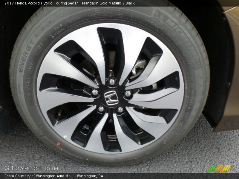 Mandarin Gold Metallic / Black 2017 Honda Accord Hybrid Touring Sedan