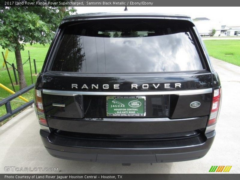 Santorini Black Metallic / Ebony/Ebony 2017 Land Rover Range Rover Supercharged