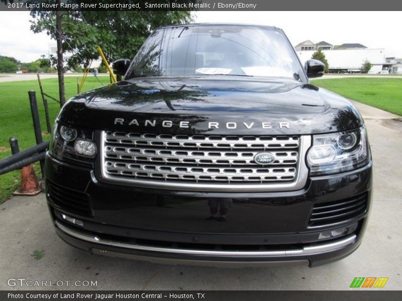 Santorini Black Metallic / Ebony/Ebony 2017 Land Rover Range Rover Supercharged