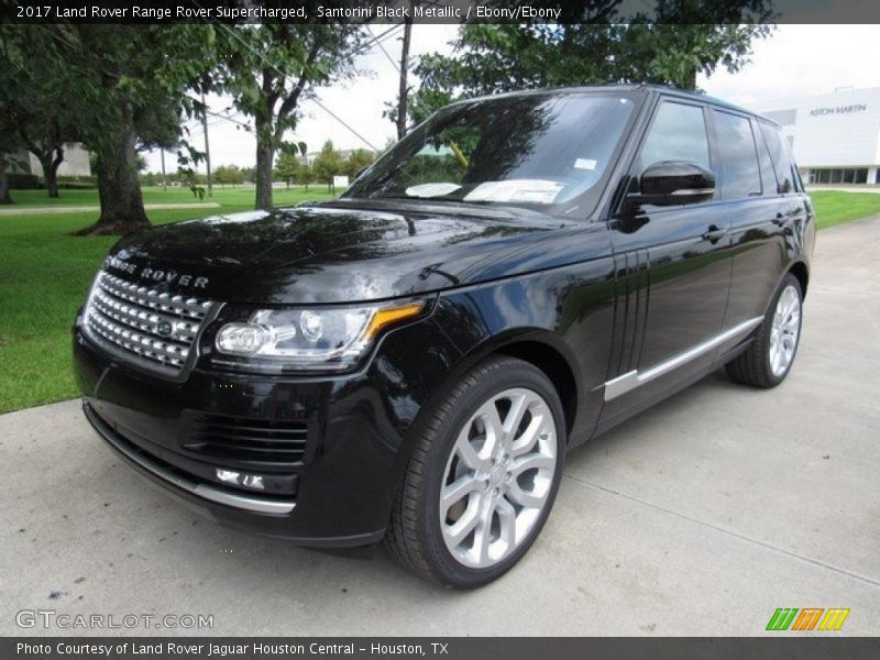 Santorini Black Metallic / Ebony/Ebony 2017 Land Rover Range Rover Supercharged