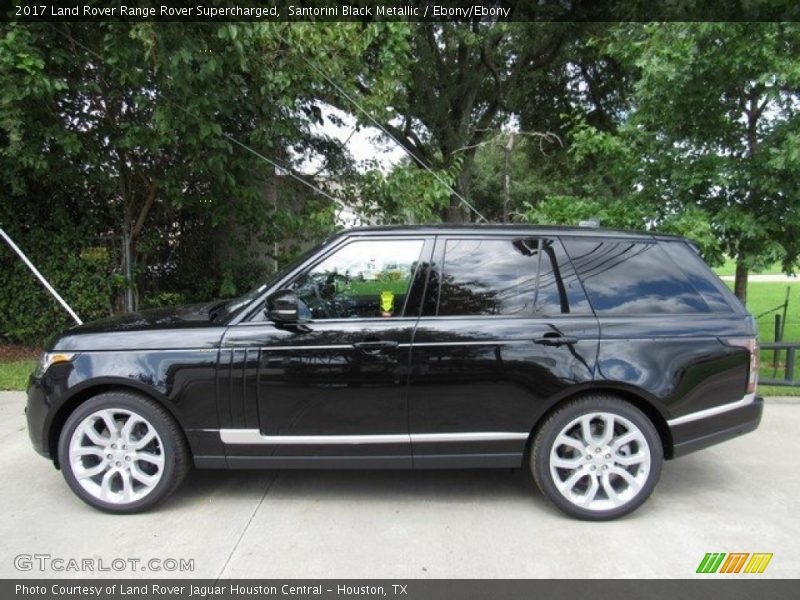 Santorini Black Metallic / Ebony/Ebony 2017 Land Rover Range Rover Supercharged