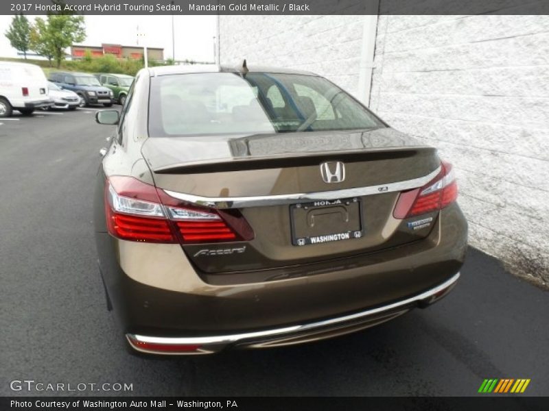 Mandarin Gold Metallic / Black 2017 Honda Accord Hybrid Touring Sedan