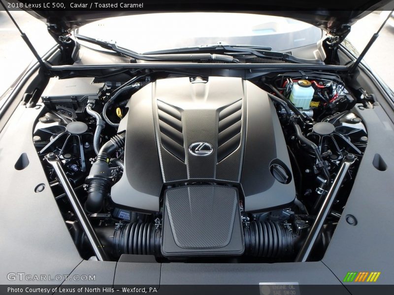  2018 LC 500 Engine - 5.0 Liter DOHC 32-Valve VVT-i V8