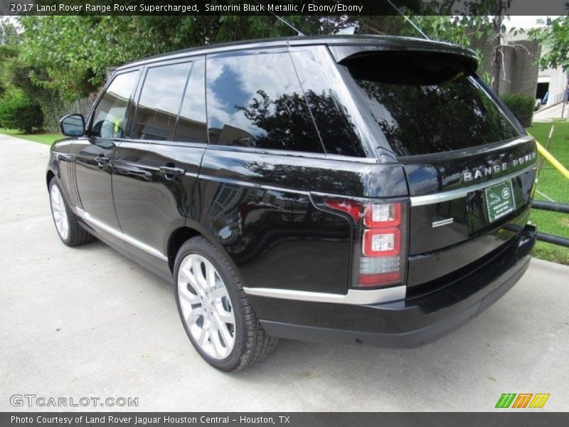 Santorini Black Metallic / Ebony/Ebony 2017 Land Rover Range Rover Supercharged