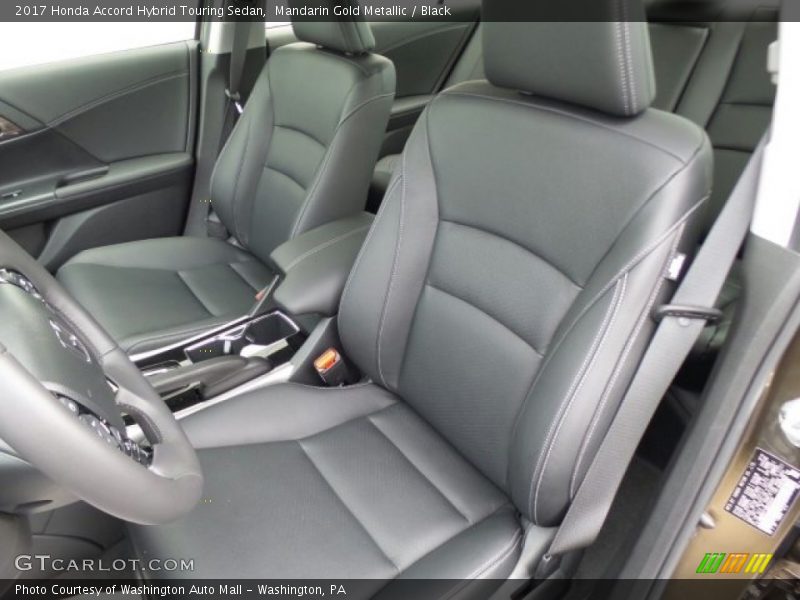 Mandarin Gold Metallic / Black 2017 Honda Accord Hybrid Touring Sedan