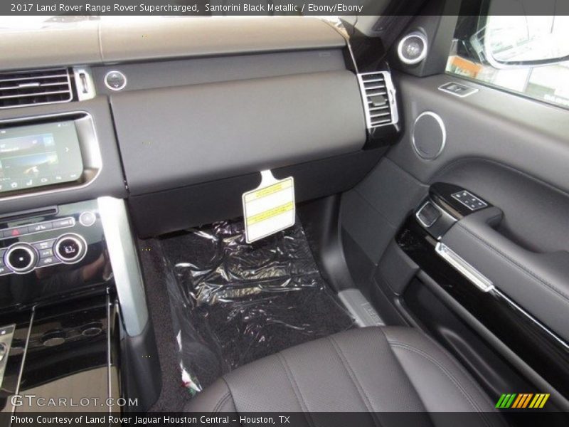 Santorini Black Metallic / Ebony/Ebony 2017 Land Rover Range Rover Supercharged