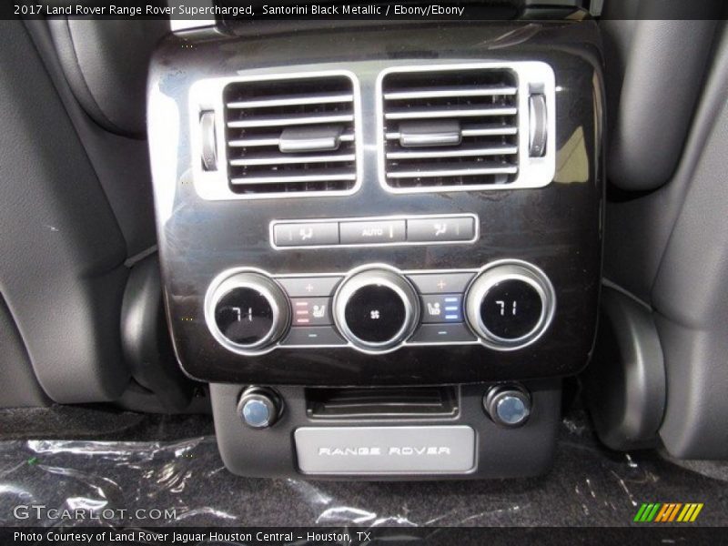 Santorini Black Metallic / Ebony/Ebony 2017 Land Rover Range Rover Supercharged
