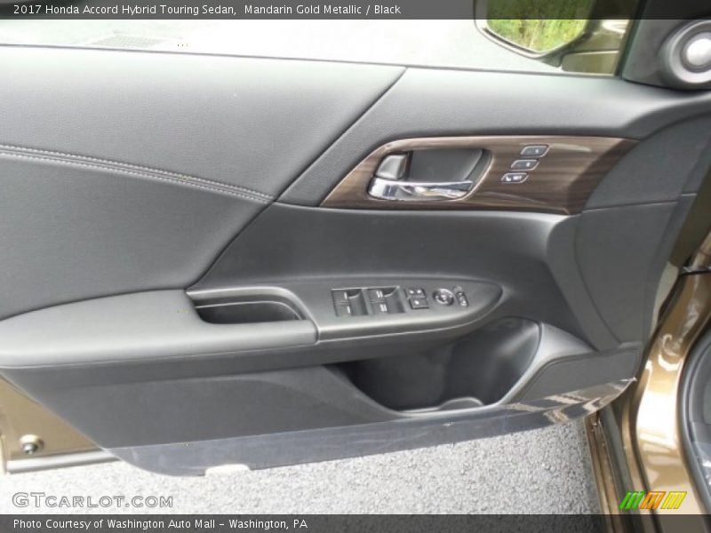 Mandarin Gold Metallic / Black 2017 Honda Accord Hybrid Touring Sedan