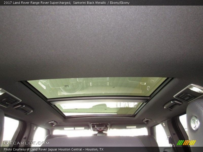 Santorini Black Metallic / Ebony/Ebony 2017 Land Rover Range Rover Supercharged