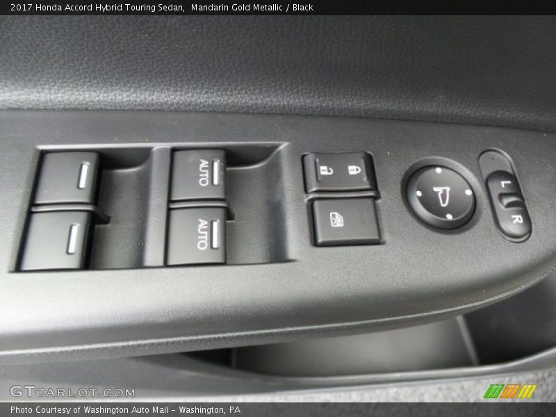 Mandarin Gold Metallic / Black 2017 Honda Accord Hybrid Touring Sedan