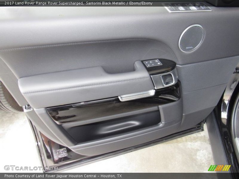 Santorini Black Metallic / Ebony/Ebony 2017 Land Rover Range Rover Supercharged