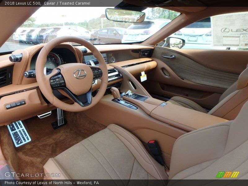  2018 LC 500 Toasted Caramel Interior