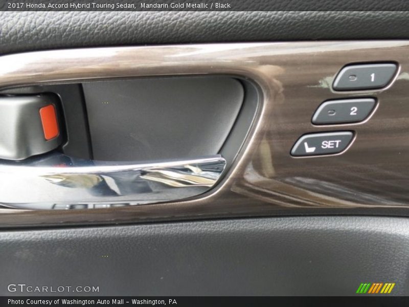 Mandarin Gold Metallic / Black 2017 Honda Accord Hybrid Touring Sedan