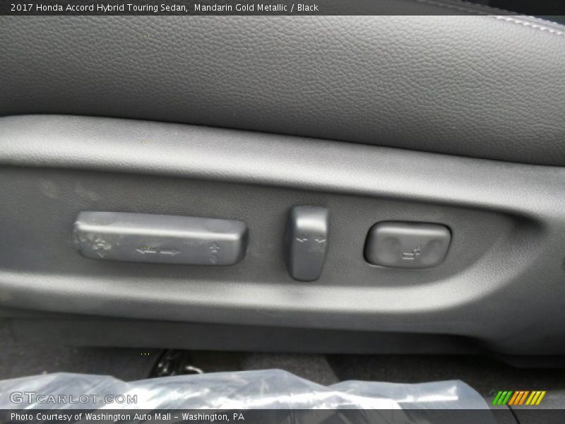 Mandarin Gold Metallic / Black 2017 Honda Accord Hybrid Touring Sedan