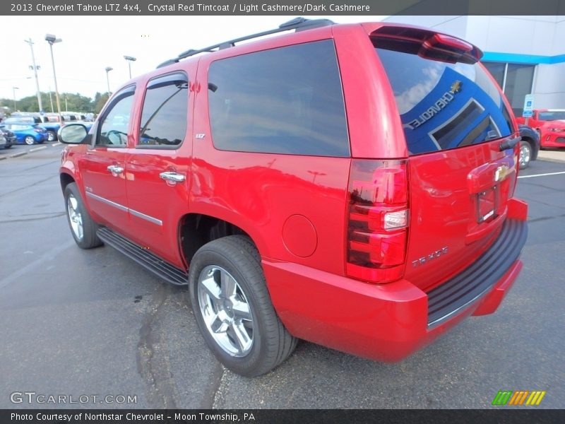 Crystal Red Tintcoat / Light Cashmere/Dark Cashmere 2013 Chevrolet Tahoe LTZ 4x4