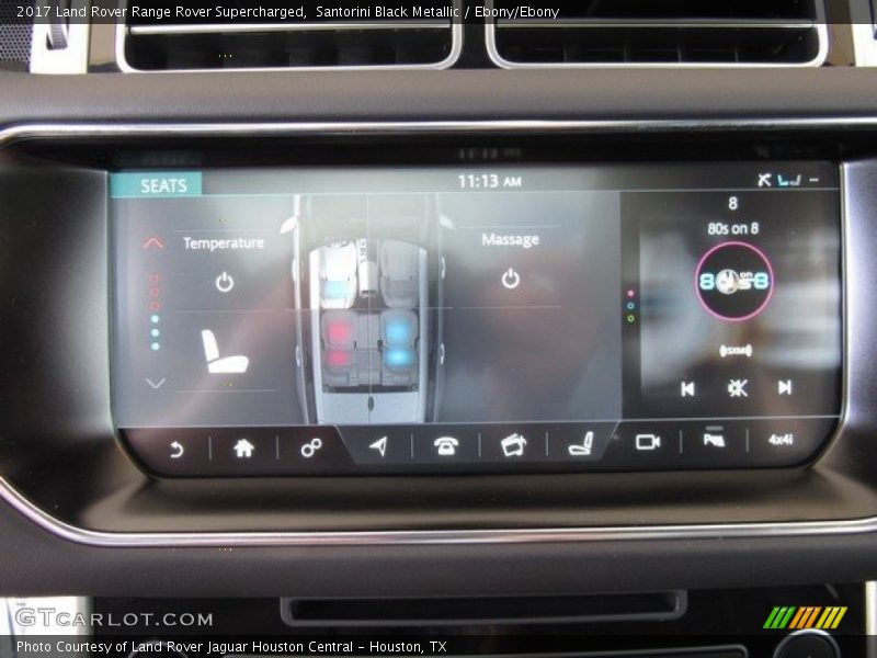 Santorini Black Metallic / Ebony/Ebony 2017 Land Rover Range Rover Supercharged