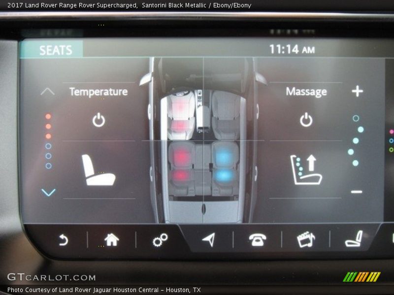 Santorini Black Metallic / Ebony/Ebony 2017 Land Rover Range Rover Supercharged