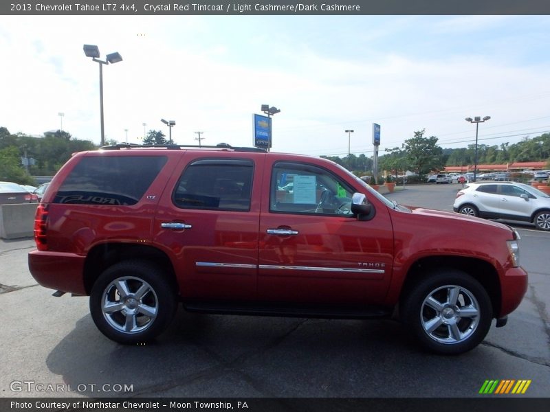 Crystal Red Tintcoat / Light Cashmere/Dark Cashmere 2013 Chevrolet Tahoe LTZ 4x4