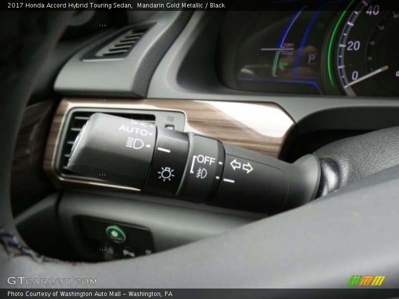 Mandarin Gold Metallic / Black 2017 Honda Accord Hybrid Touring Sedan