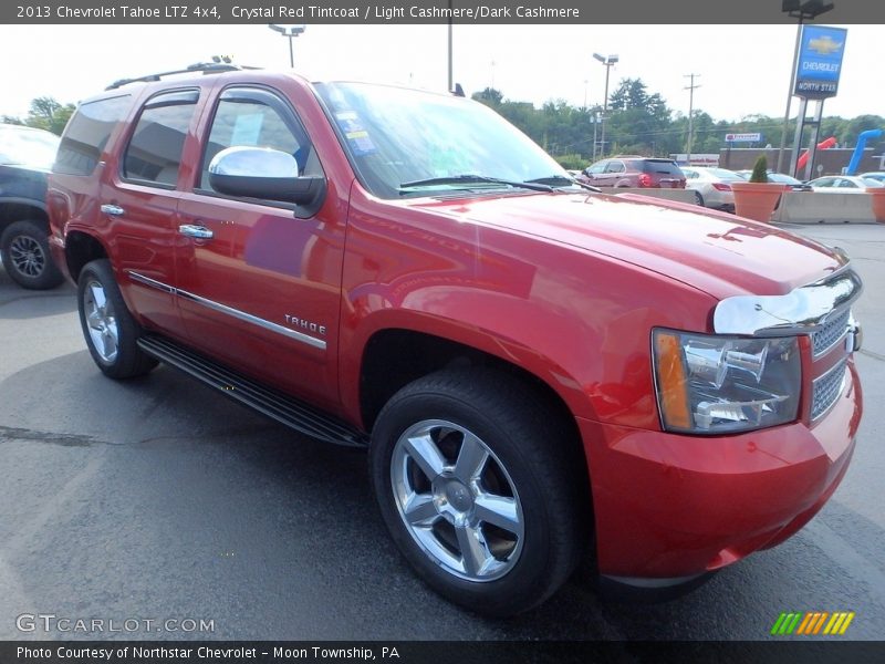 Crystal Red Tintcoat / Light Cashmere/Dark Cashmere 2013 Chevrolet Tahoe LTZ 4x4