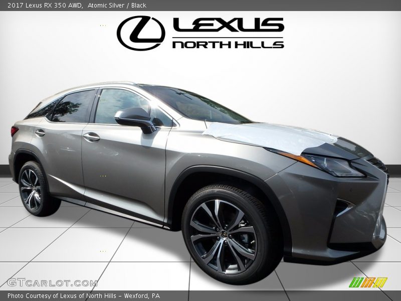 Atomic Silver / Black 2017 Lexus RX 350 AWD