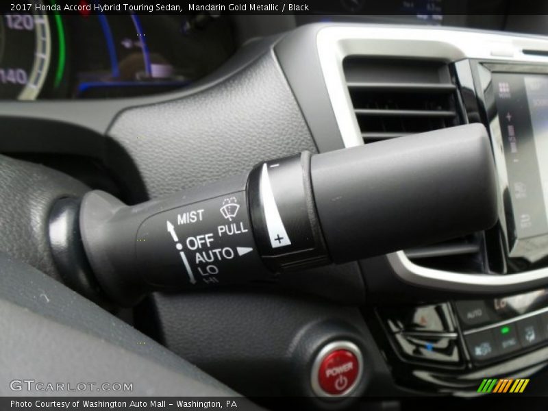 Mandarin Gold Metallic / Black 2017 Honda Accord Hybrid Touring Sedan