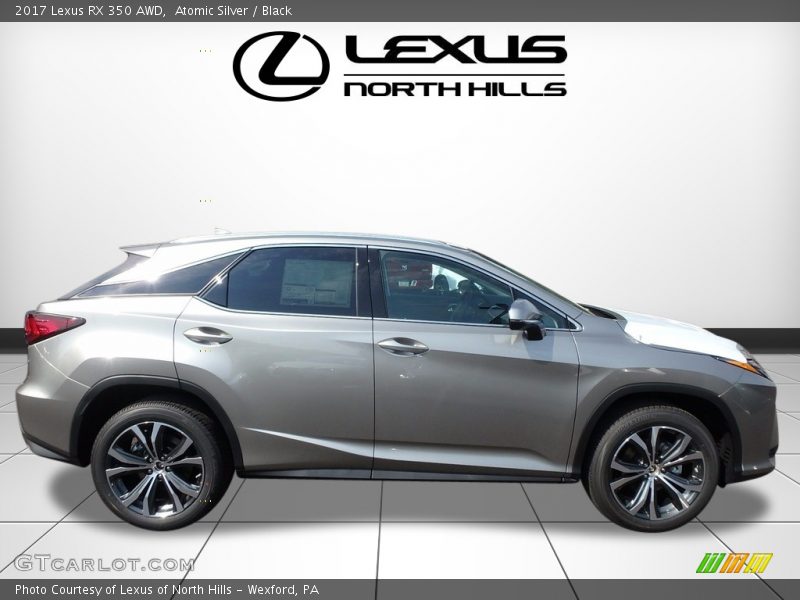 Atomic Silver / Black 2017 Lexus RX 350 AWD