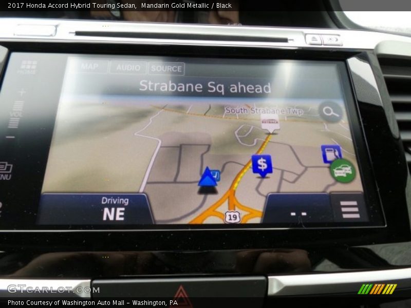 Mandarin Gold Metallic / Black 2017 Honda Accord Hybrid Touring Sedan