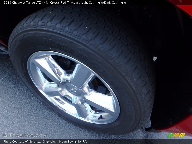 Crystal Red Tintcoat / Light Cashmere/Dark Cashmere 2013 Chevrolet Tahoe LTZ 4x4