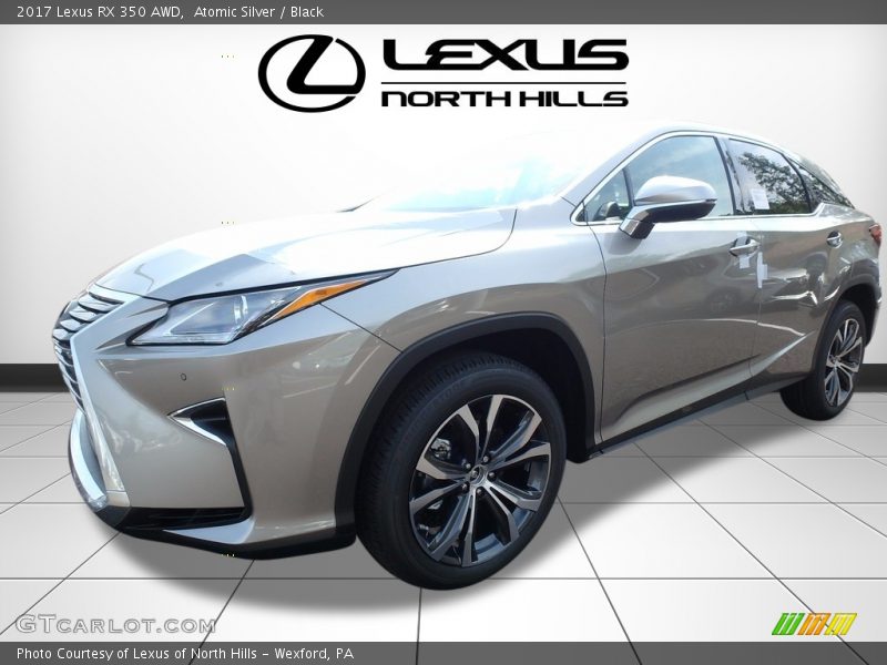 Atomic Silver / Black 2017 Lexus RX 350 AWD