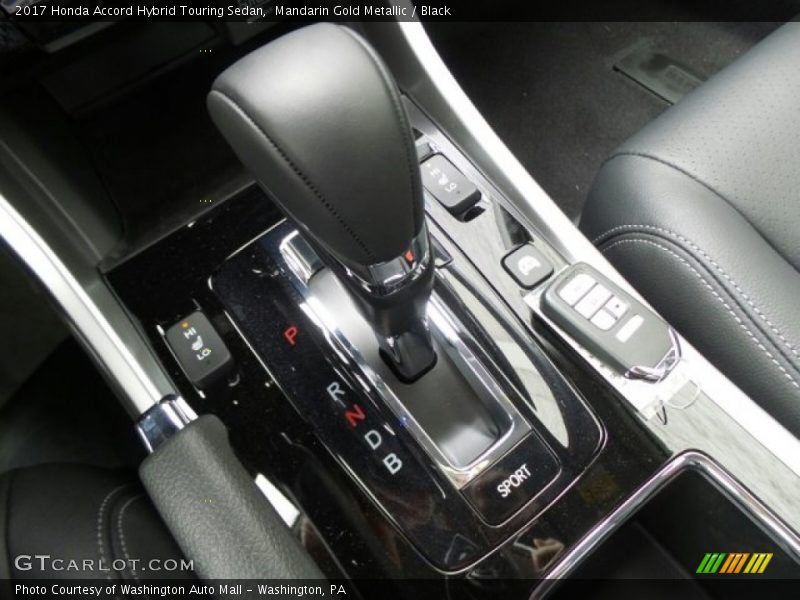 Mandarin Gold Metallic / Black 2017 Honda Accord Hybrid Touring Sedan