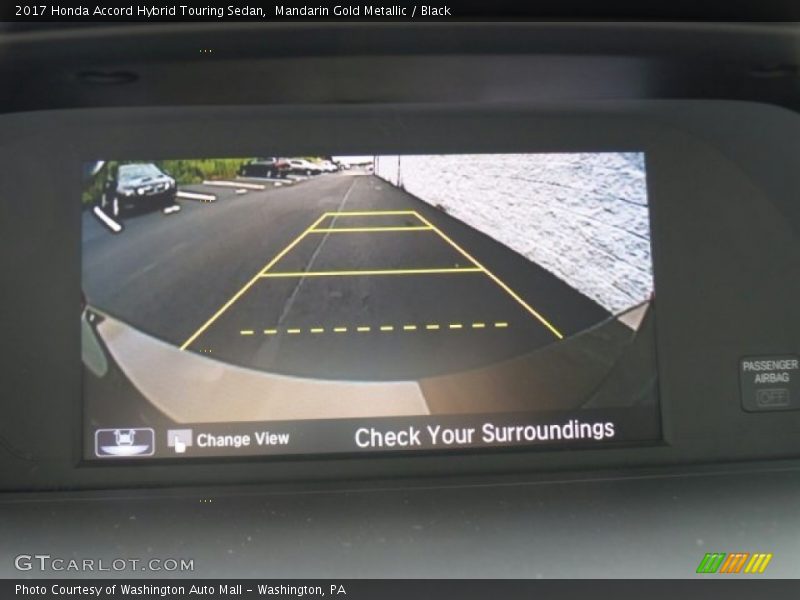 Mandarin Gold Metallic / Black 2017 Honda Accord Hybrid Touring Sedan
