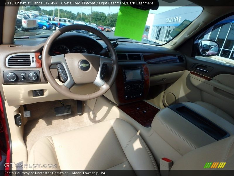 Crystal Red Tintcoat / Light Cashmere/Dark Cashmere 2013 Chevrolet Tahoe LTZ 4x4