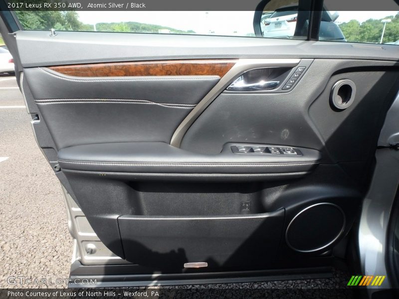 Atomic Silver / Black 2017 Lexus RX 350 AWD
