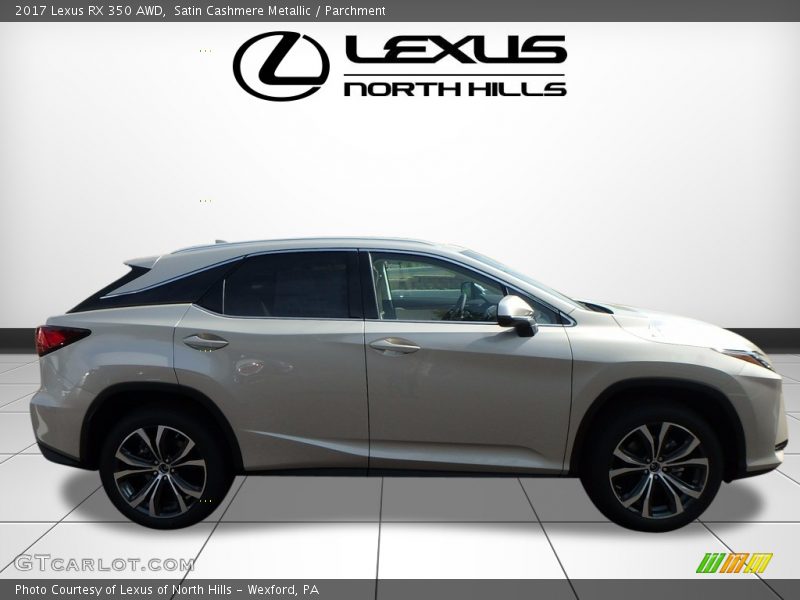 Satin Cashmere Metallic / Parchment 2017 Lexus RX 350 AWD