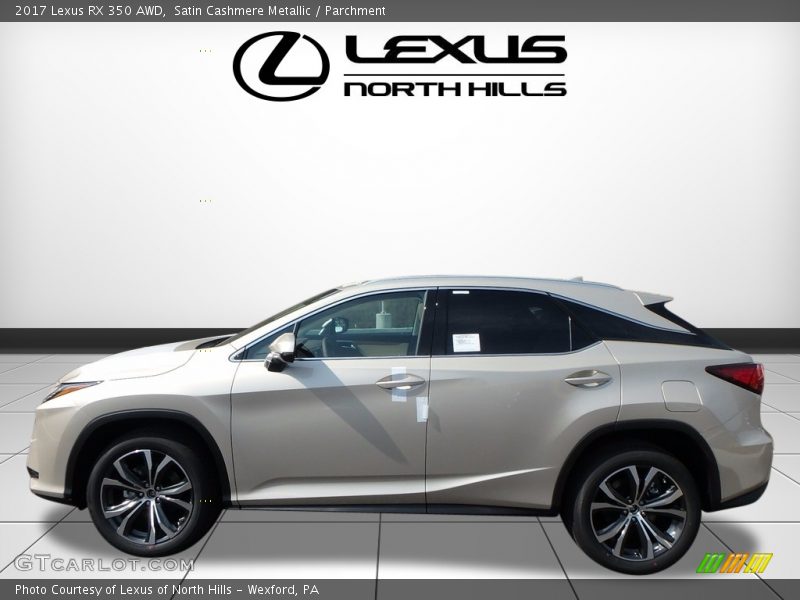 Satin Cashmere Metallic / Parchment 2017 Lexus RX 350 AWD