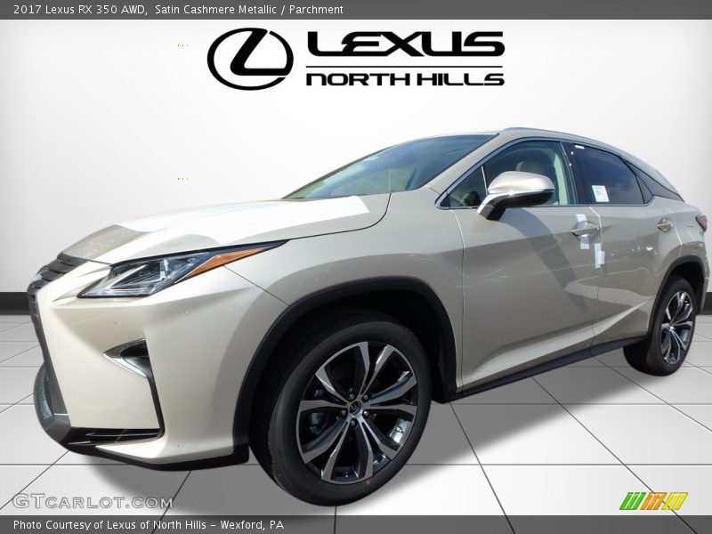 Satin Cashmere Metallic / Parchment 2017 Lexus RX 350 AWD