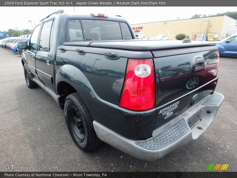 Aspen Green Metallic / Medium Dark Flint/Dark Flint 2004 Ford Explorer Sport Trac XLS 4x4